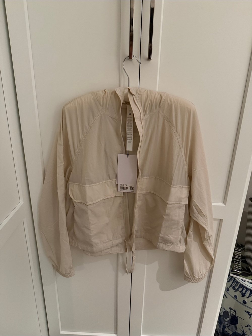 lululemon athletica Cream Lightweight Bomber Jacket